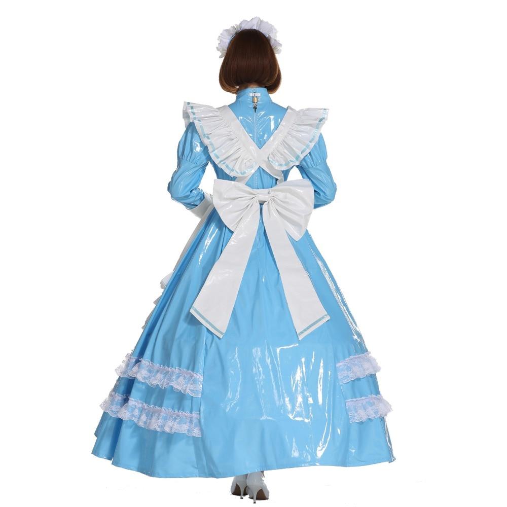 Lockable French Sissy Maid Dress - Sissy Panty Shop