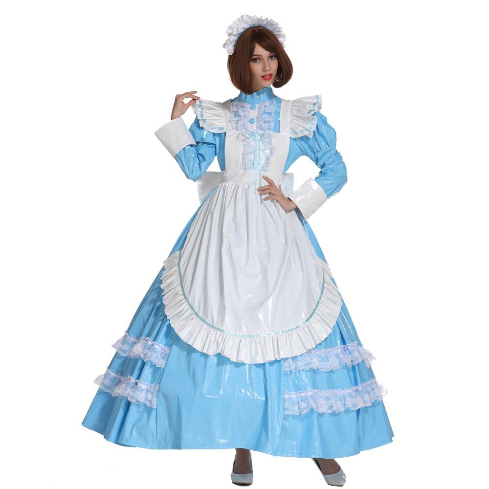Lockable French Sissy Maid Dress - Sissy Panty Shop