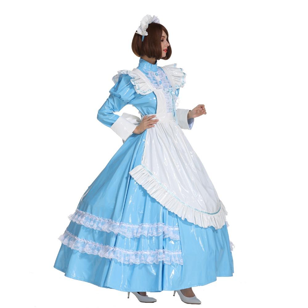 Lockable French Sissy Maid Dress - Sissy Panty Shop