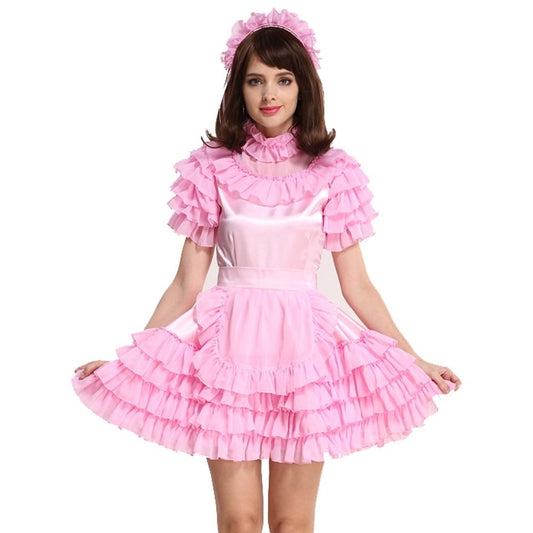 Lockable Sissy Maid Dress - Sissy Panty Shop