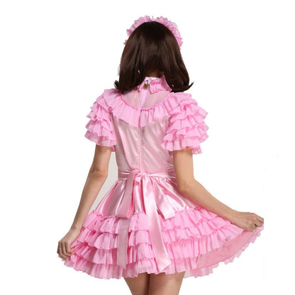 Lockable Sissy Maid Dress - Sissy Panty Shop