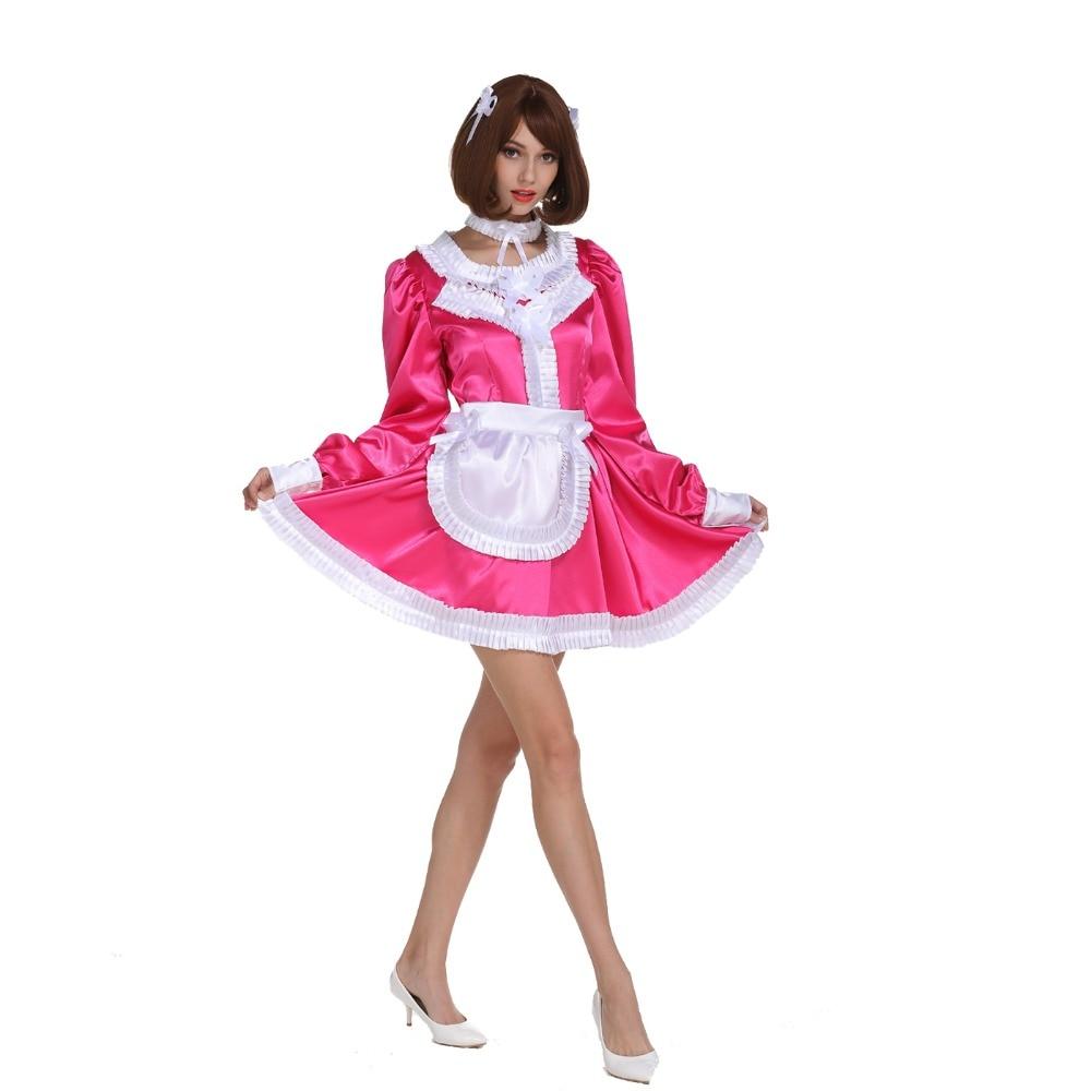 Lockable Sissy Maid Dress - Sissy Panty Shop