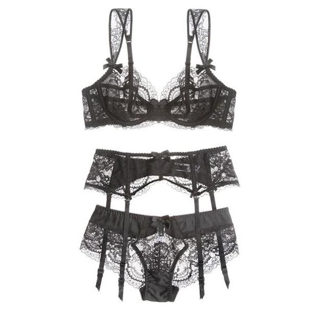 "Sissy Susan" 3 Piece Lingerie Set - Sissy Panty Shop