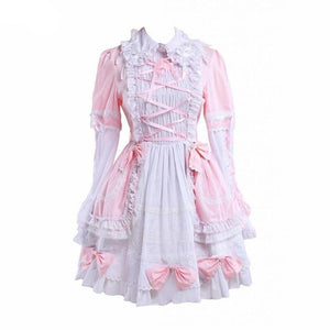 Lolita Bell Bottom Cotton Dress - Sissy Panty Shop