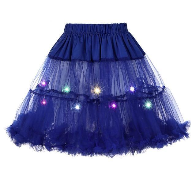 2 Layered Sissy Petticoat with Lights - Sissy Panty Shop