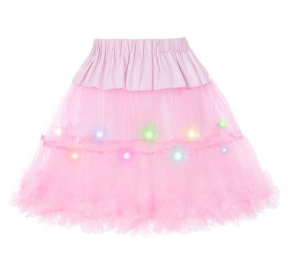 2 Layered Sissy Petticoat with Lights - Sissy Panty Shop