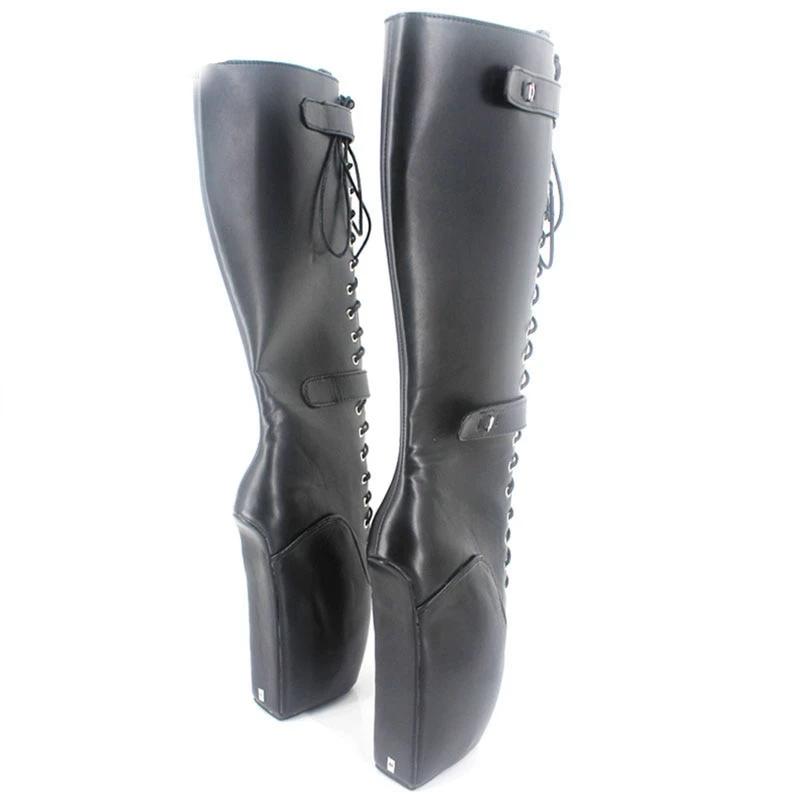 "Sissy Stephanie" Lockable Ballet Boots - Sissy Panty Shop