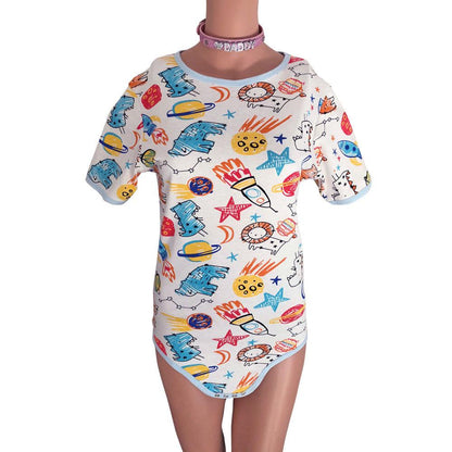 ABDL Diaper Lover Onesie - Sissy Panty Shop