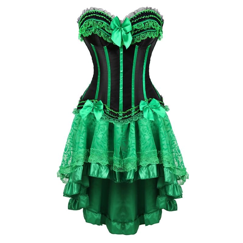 Green Corset Dress - Sissy Panty Shop