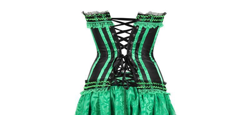 Green Corset Dress - Sissy Panty Shop