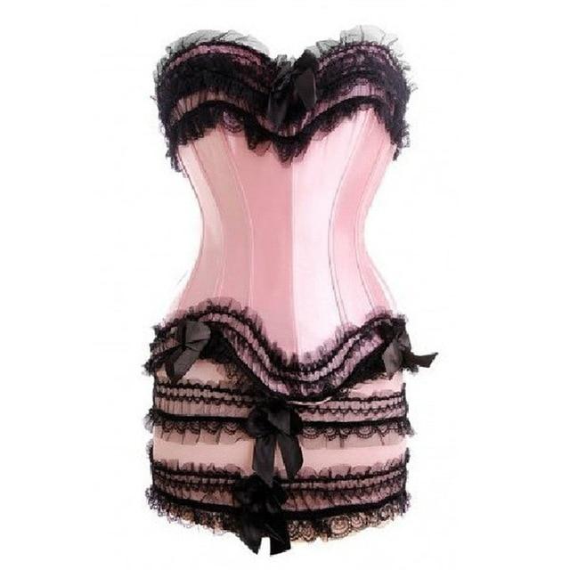 Slutty Pink Corset Dress - Sissy Panty Shop