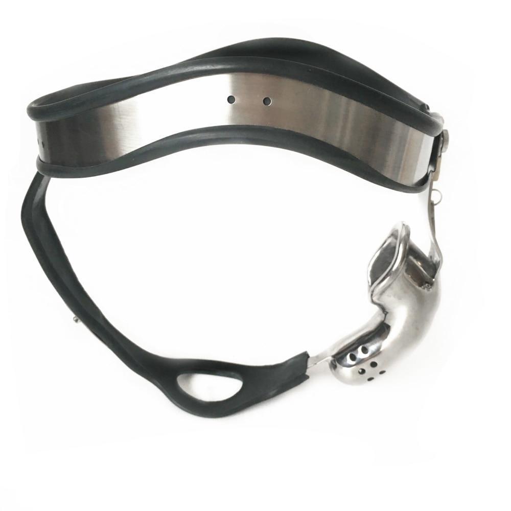 Stainless Steel Chastity Belt w/ Anal plug Sissy Panty Shop Stainless Steel Chastity Belt w/ Anal plug Sissy Panty Shop