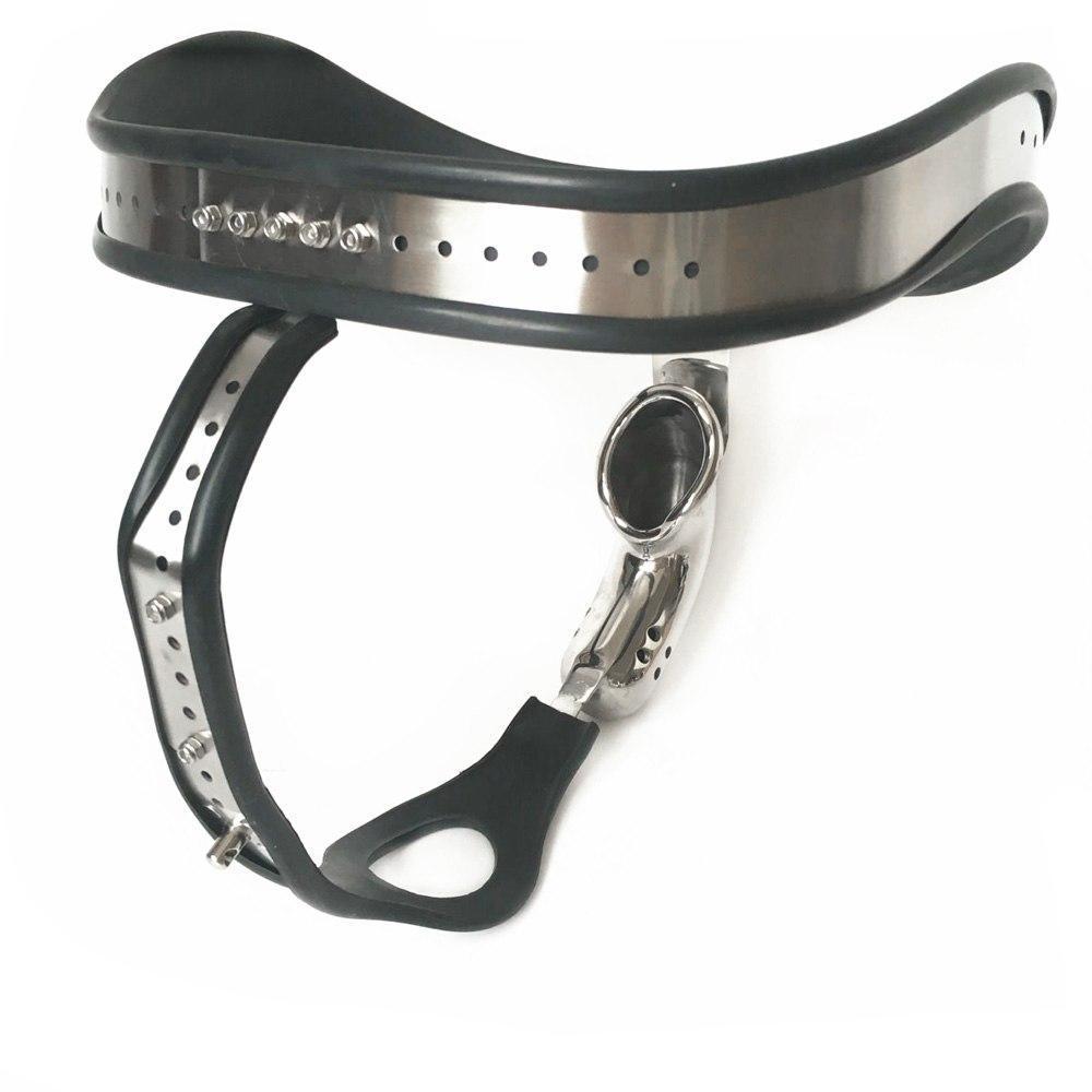 Stainless Steel Chastity Belt w/ Anal plug Sissy Panty Shop Stainless Steel Chastity Belt w/ Anal plug Sissy Panty Shop