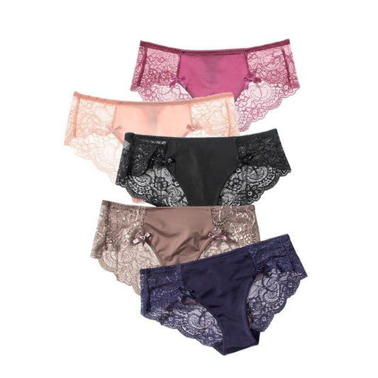 5 Pcs Sissy Lace Panties Set - Sissy Panty Shop