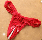 "Sissy Ryleigh" Crotchless G-String - Sissy Panty Shop