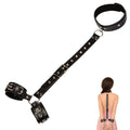 Sissy Slave Hands Neck Collar Restraint - Sissy Panty Shop