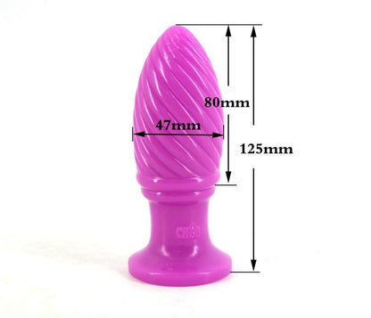 Screw Thread Anal Plug - Sissy Panty Shop