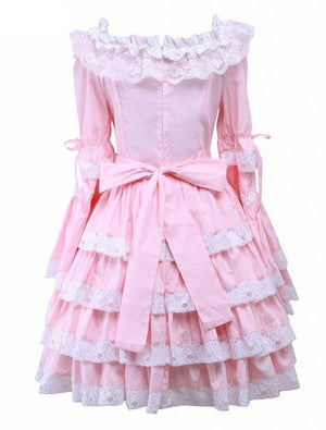 Lolita Lace Cotton Dress - Sissy Panty Shop