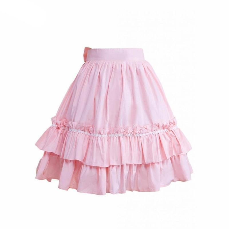 Ruffles & Bow Lolita Cotton Skirt - Sissy Panty Shop