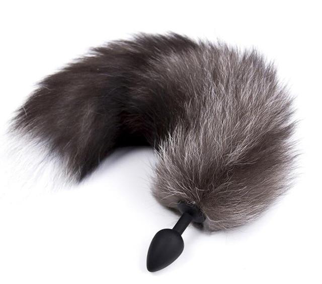 Faux Fox Tail Butt Plug - Sissy Panty Shop