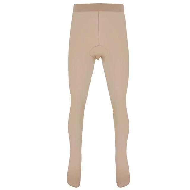 Seamless Stretchy Pantyhose for Sissy Boys & Crossdressers: Shiny, Cooling & Ultra-Comfortable with Unique Silicone Pouch Design - Sissy Panty Shop