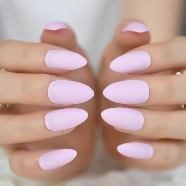 Light Pink Matte Faux Nails - Sissy Panty Shop