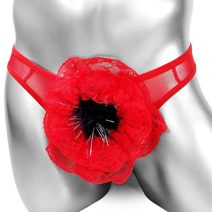 See-Through Mesh Flower Panties - Sissy Panty Shop