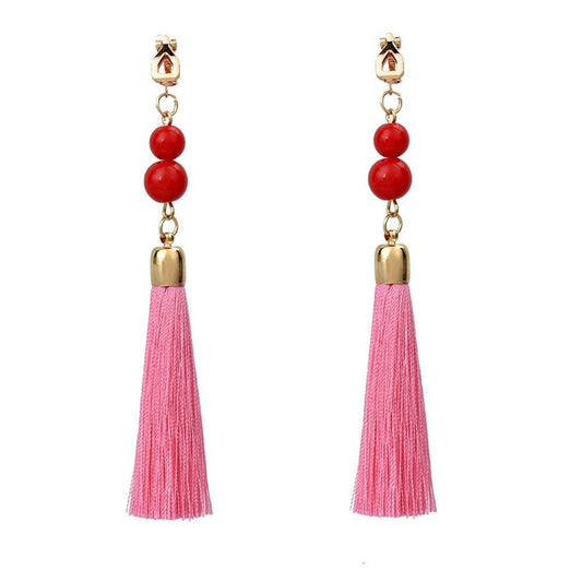 Tassel Clip On Earrings - Sissy Panty Shop