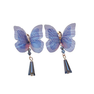 Butterfly Clip On Earrings - Sissy Panty Shop