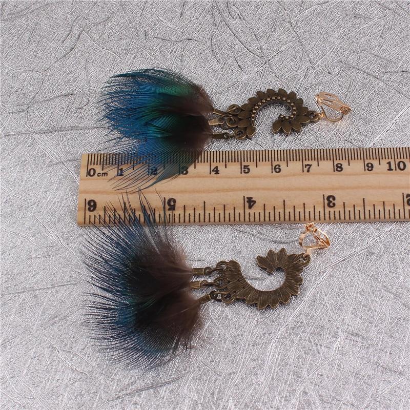 Feather Clip On Earrings - Sissy Panty Shop