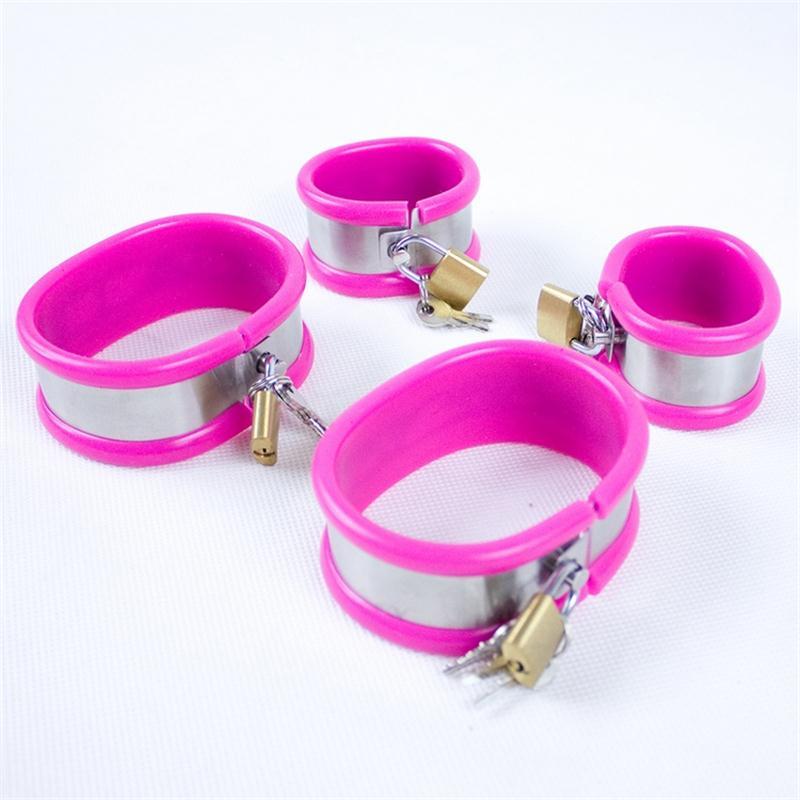 5 in 1 Stainless Steel Sissy Chastity - Sissy Panty Shop