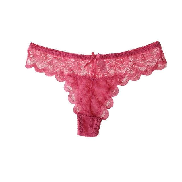 "Sissy Olga" Lace Thong Set (5 Panties) - Sissy Panty Shop