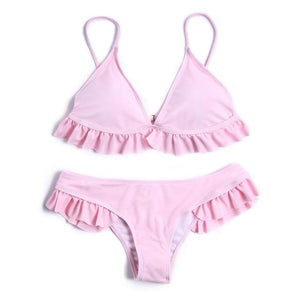 Cute Pink Ruffle Bikini - Sissy Panty Shop