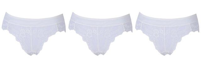 3 Pcs Lace Panties - Sissy Panty Shop