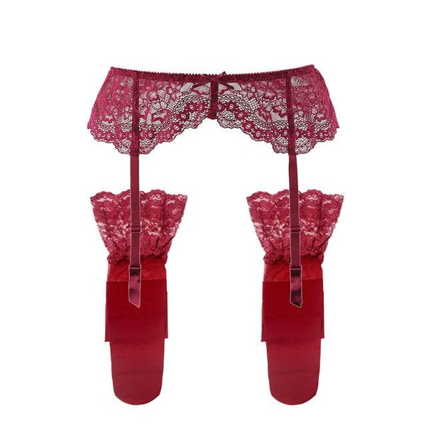 2 Pcs Garter Belt + Stockings Set – Sissy Panty Shop