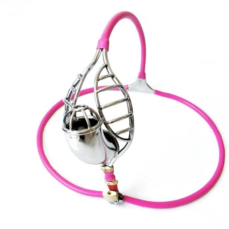 Adjustable Stainless Steel Chastity Belt - Sissy Panty Shop