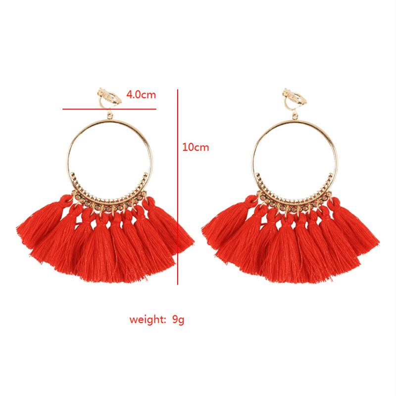 Bohemian Tassel Clip On Earrings - Sissy Panty Shop