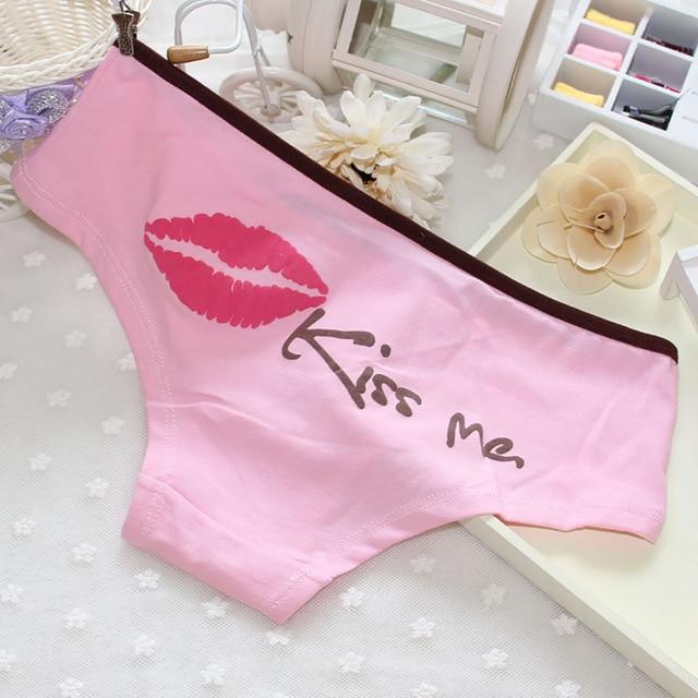 "Sissy Kiss" Cotton Panties - Sissy Panty Shop