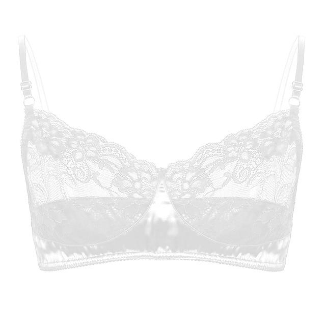 Lace & Satin Bralette - Sissy Panty Shop