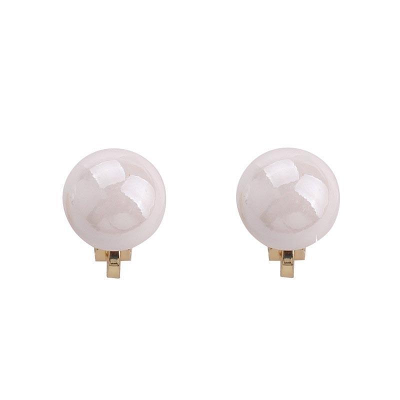 Simulated Pearl Clip On Earrings - Sissy Panty Shop