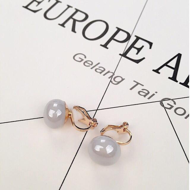 Simulated Pearl Clip On Earrings - Sissy Panty Shop