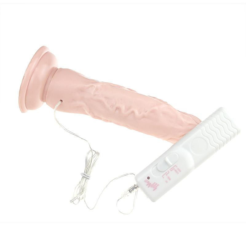 9 Inch Big Realistic Dildo Vibrator - Sissy Panty Shop