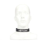 Black Leather Slave Collar - Sissy Panty Shop
