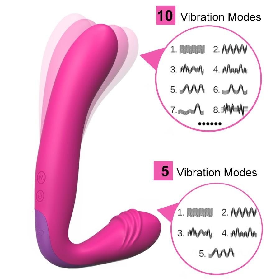 Double Ended Dildo Vibrator - Sissy Panty Shop