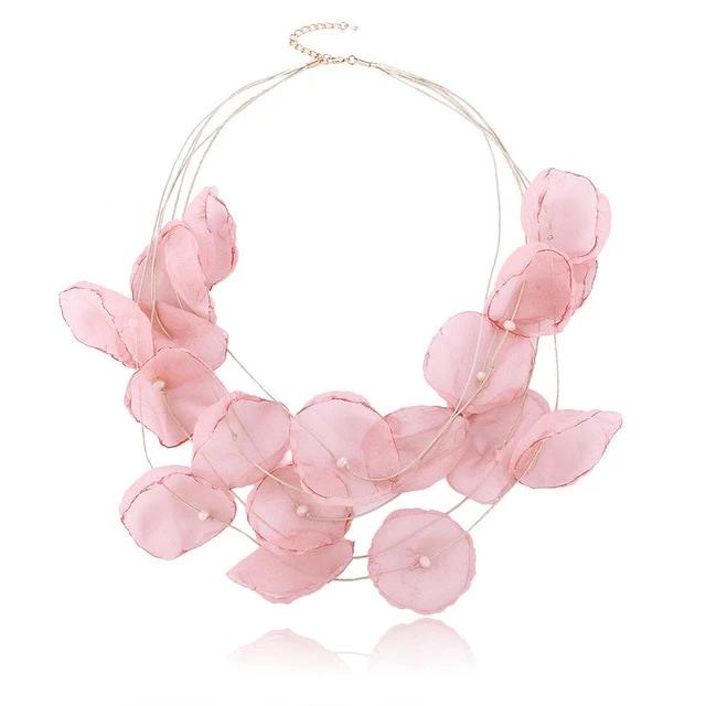 "Sissy Ingrid" Pink Flower Necklace - Sissy Panty Shop