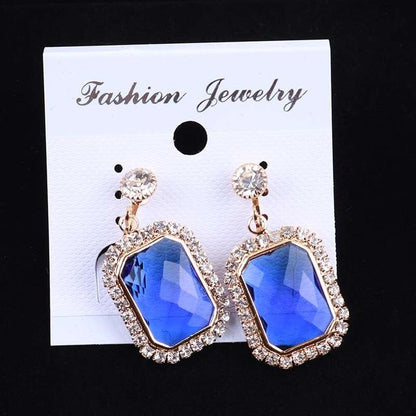 Elegant Crystal Clip On Earrings - Sissy Panty Shop