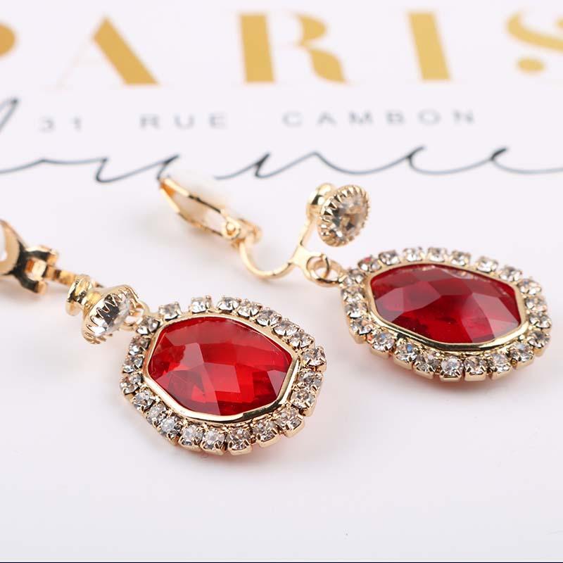 Elegant Crystal Clip On Earrings - Sissy Panty Shop