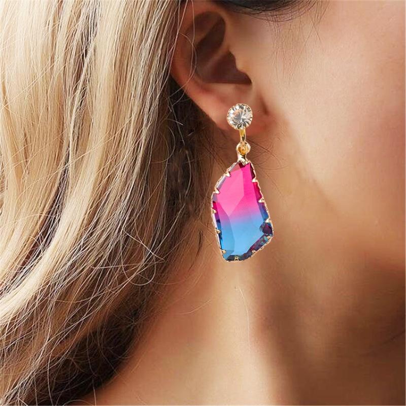 Crystal Dangle Clip On Earrings - Sissy Panty Shop