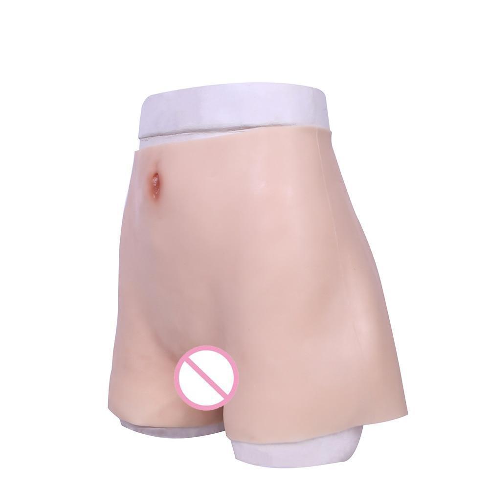 "Shemale Penelope" Penetrable Fake Vagina w/ Catheter - Sissy Panty Shop