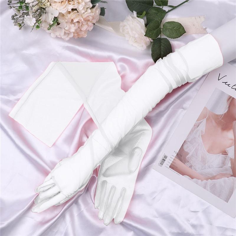 Transparent Sheer Tulle Gloves - Sissy Panty Shop